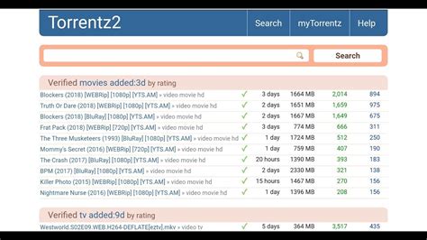 This site originally functioned as a Torrent Search Engine for various files across the Internet. . Torrentz2 eu